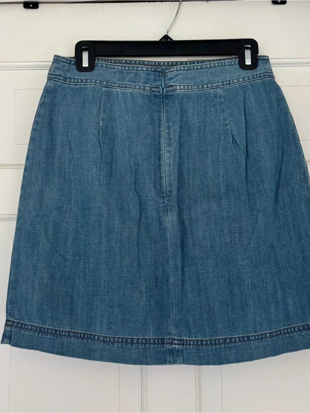 Banana Republic Light Blue Denim A-Line Skirt